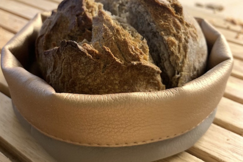 Panière à pain en simili cuir -  - Chez elles - Photo n°3
