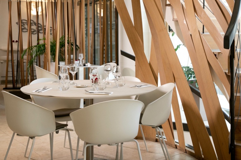 Rond de table Simili cuir - recto/verso sur-mesure - Chez elles - Photo n°1